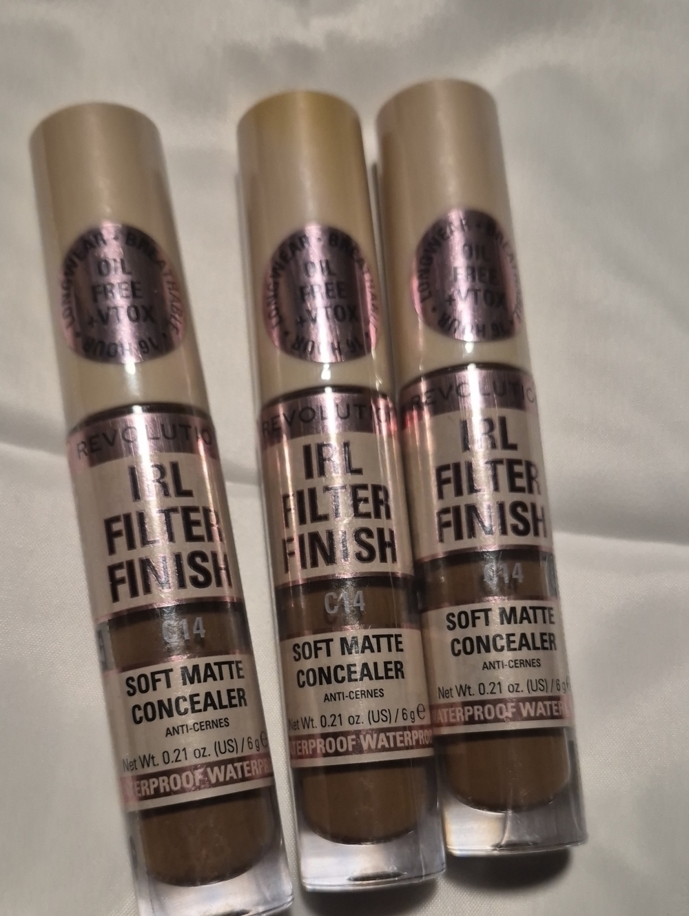 Revolution IRL Filter Finish Soft C14 Mattee Concealer 0.21 oz SEALED